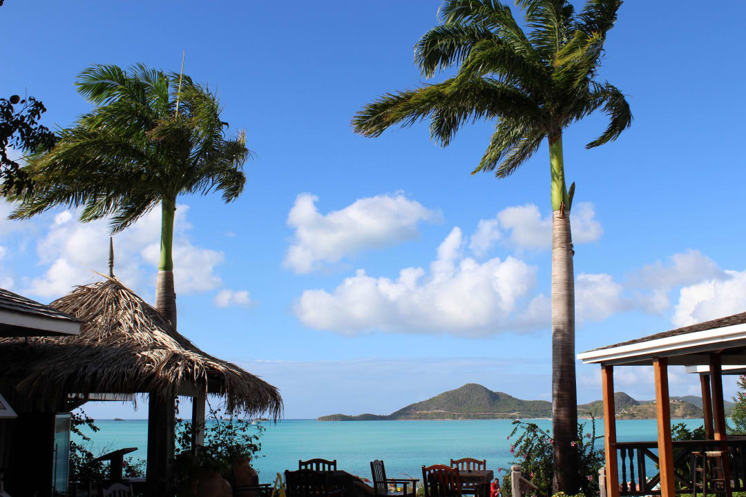 View to the Pool from the barp Cocobay Resort Antigua - Adults only
