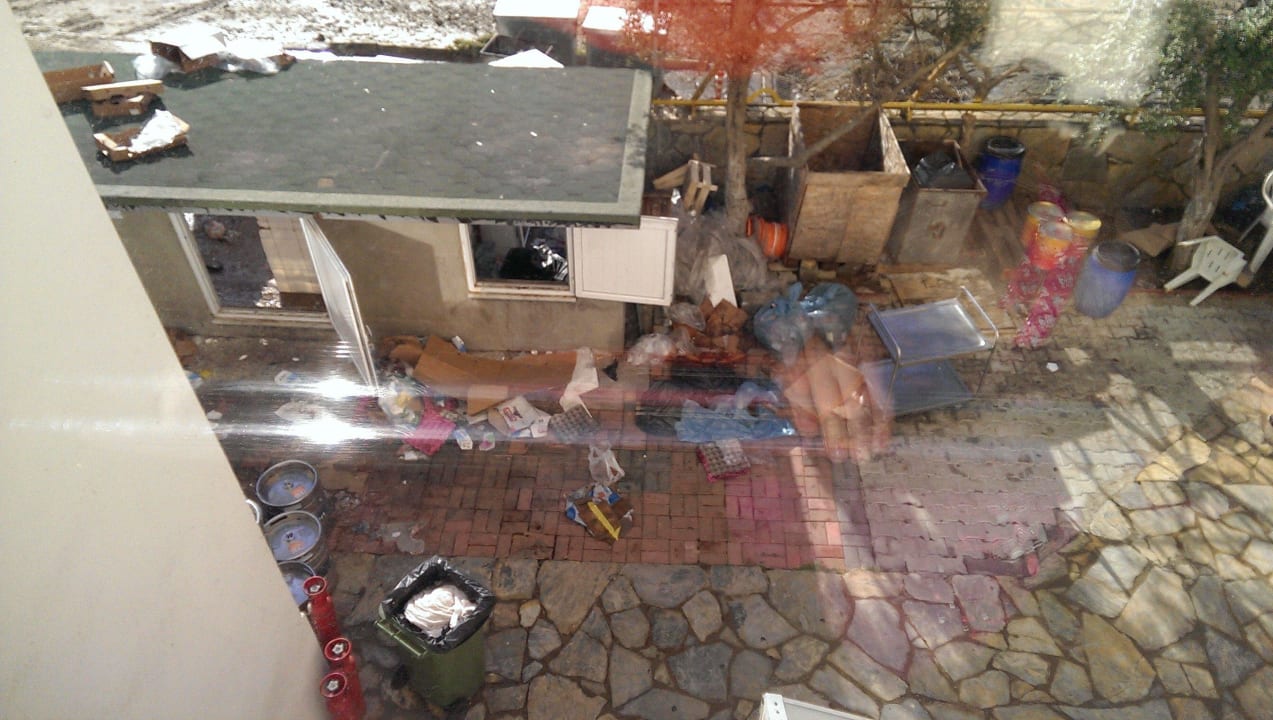 Ausblick aus dem Flurfenster My Home Resort