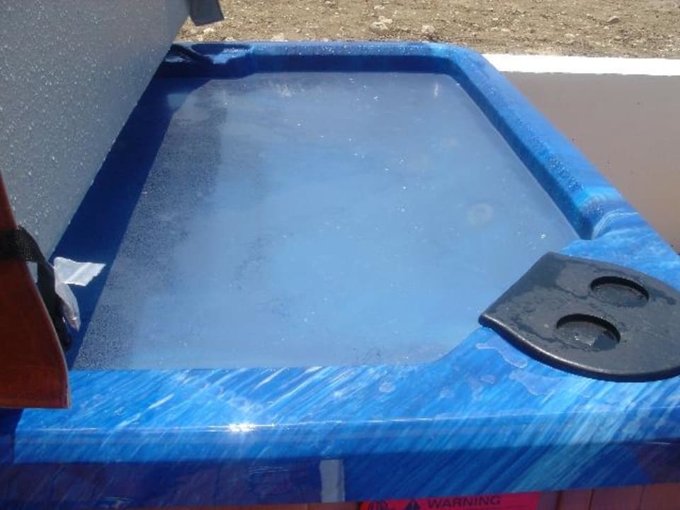 Jacuzzi nach Reinigung durch Hotelpersonal Atlantica Kolymbia Beach