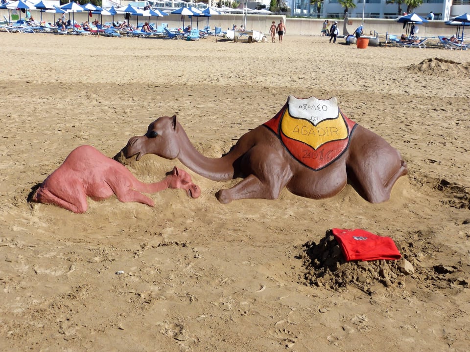 Sandkunstwerk Dunes D'or Ocean Club