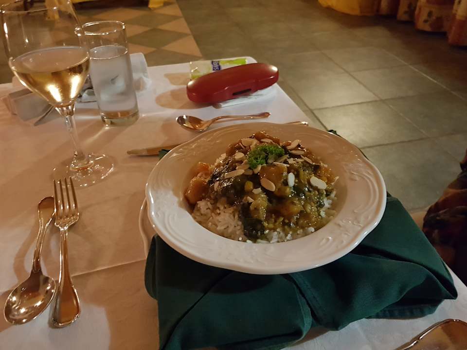 Abendessen für Vegatarier Hotel Pakamisa Lodge
