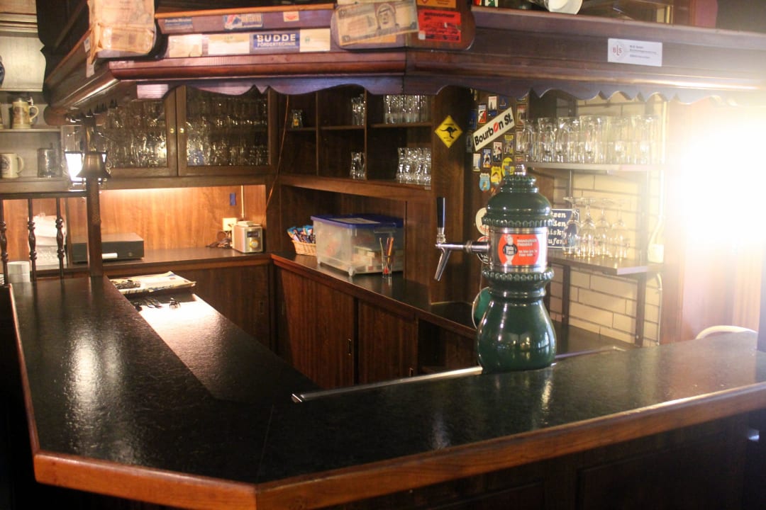 Bar im Restaurant vom Hamburger Hotel Hagemann Hotel Hagemann