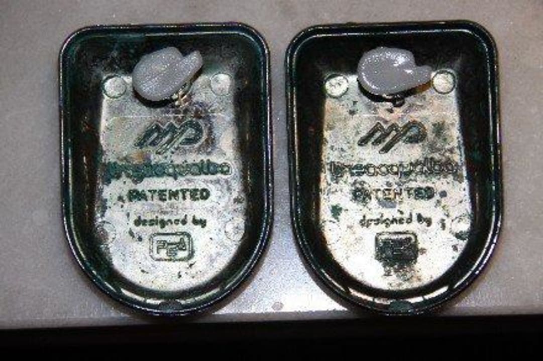 Seifenspenderdeckel im Bad Hotel Golden Residence