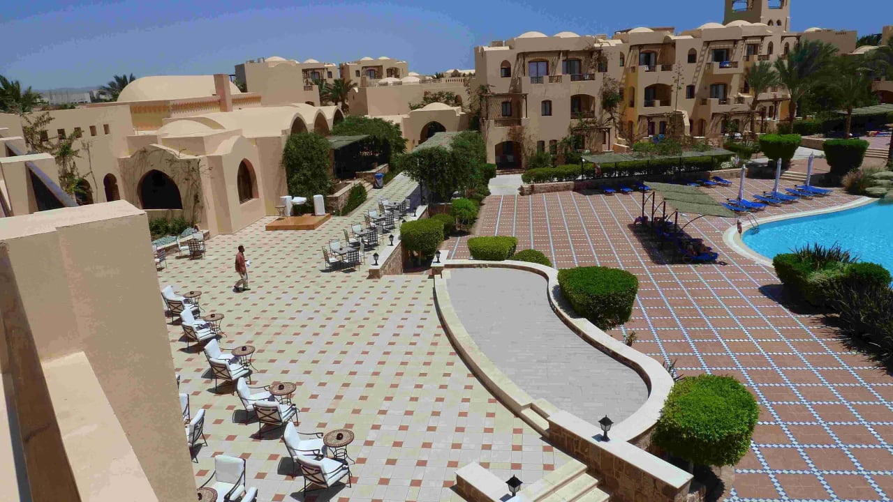 Blick von Zusu's Terrasse Steigenberger Coraya Beach - Adults only