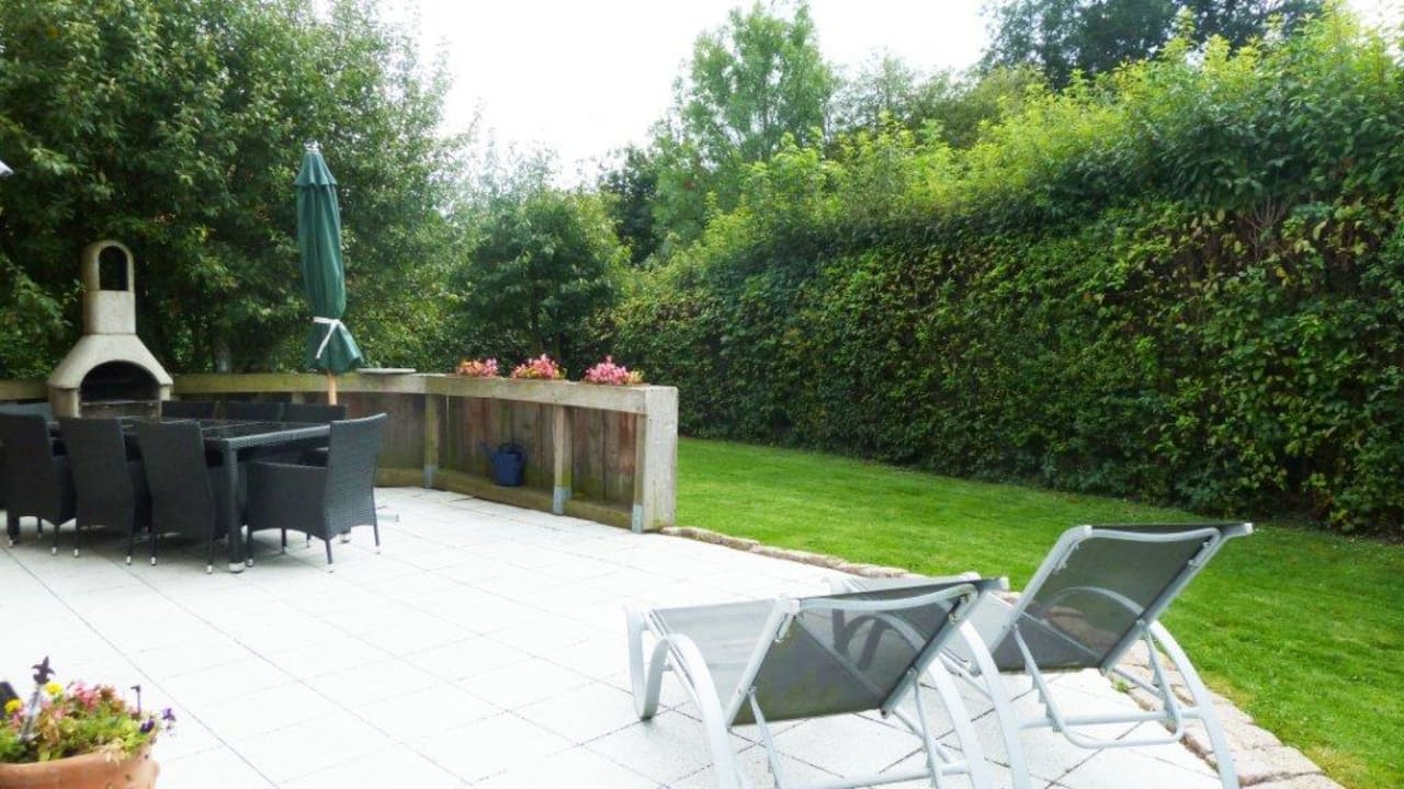 Die Süd-West-Terrasse im Haus Nr.7 Lemke Ferienhäuser - Ferienhaus 7