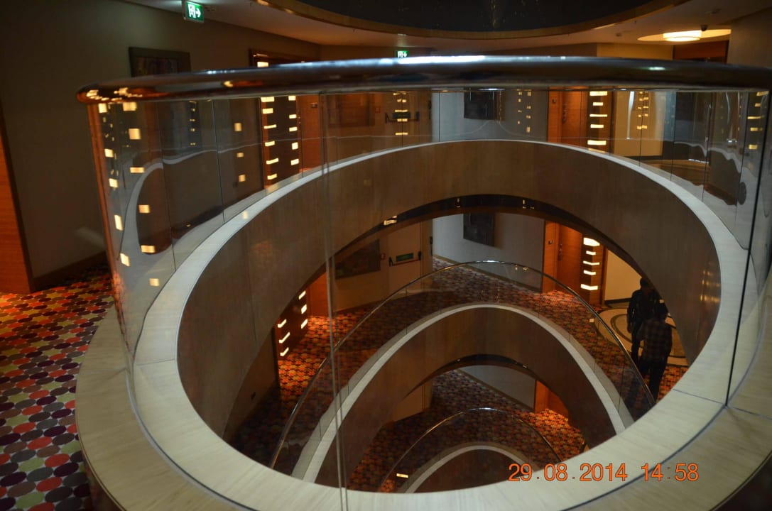 Blick nach unten Mövenpick Hotel Ankara