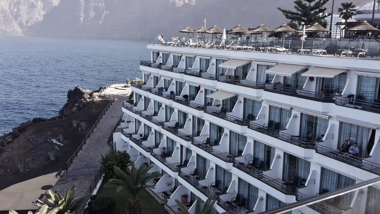 Ausblick von der  Poolterrasse Barceló Santiago - Adults Only