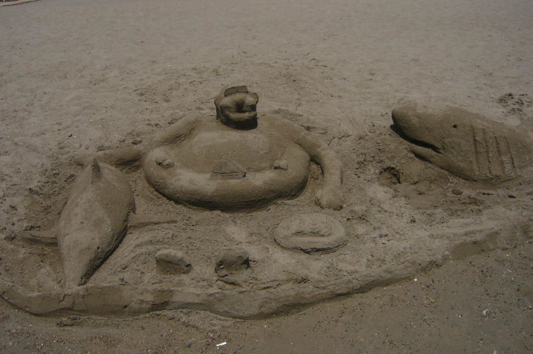 Was man aus Sand alles machen kann! Hotel Delphin Diva