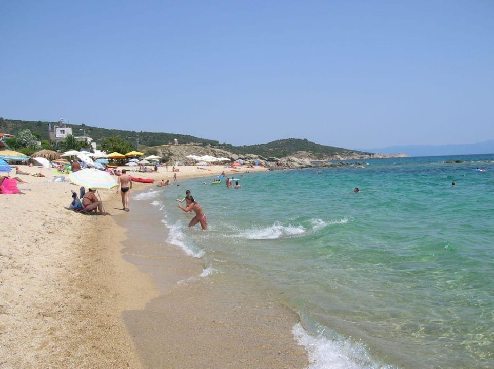 die Badebucht in Sarti Haus Despina