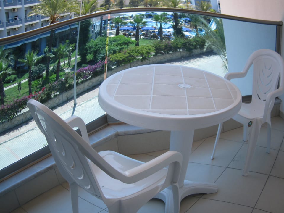 Ausblick vom Balkon Opia Hotel