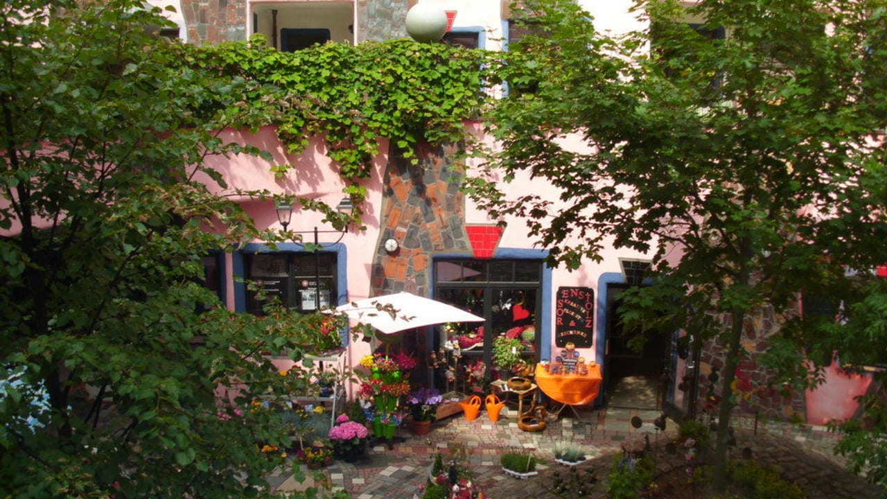 Innenhof Arthotel Magdeburg