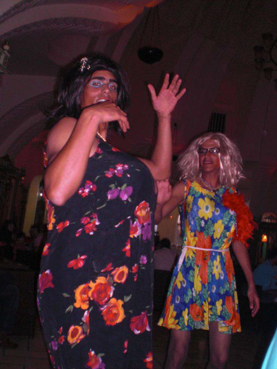 Die verkleideten Animateure Mahdia Beach & Aquapark