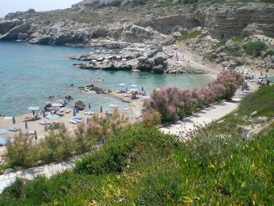 Weg zum Strand Hotel Kalithea Horizon Royal