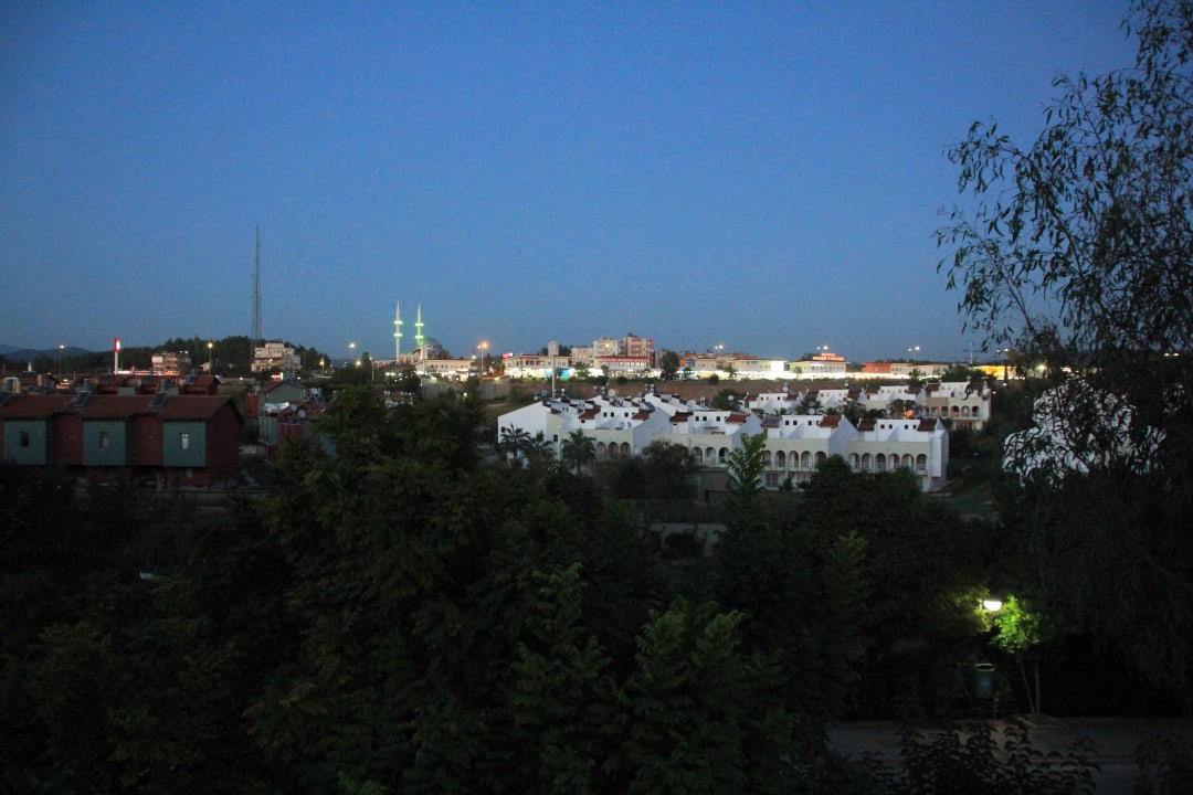 Blick nach draußen Hotel Gardenia Beach