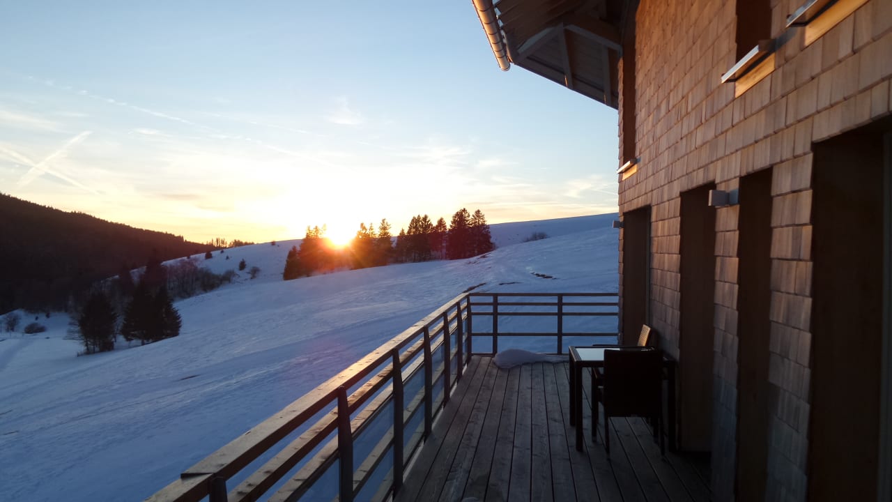Abendstimmung derWaldfrieden naturparkhotel