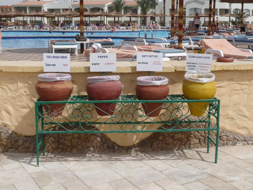 Vorbildliche Mülltrennung Pickalbatros Dana Beach Resort - Hurghada