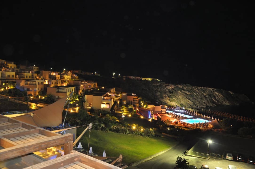 Blick zum Strand Atlantica Mikri Poli Crete