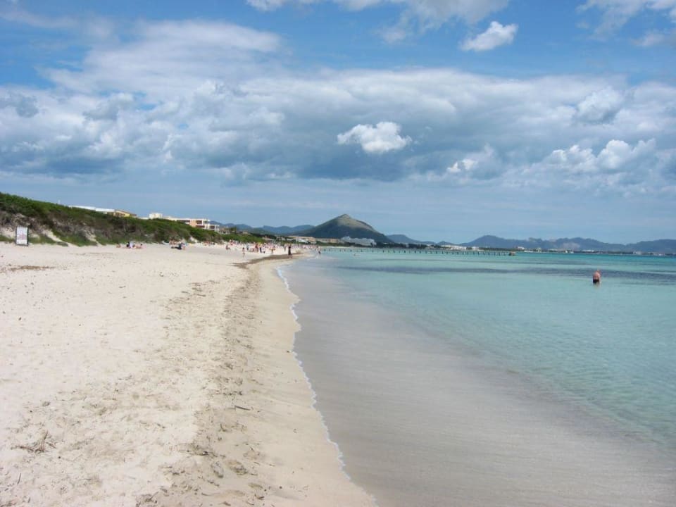 Strand mit Blick Richtung Alcudia Zafiro Bahia