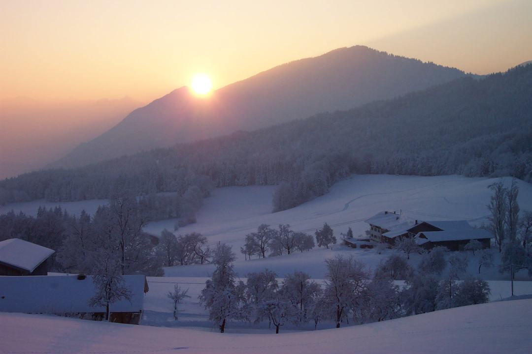 Ausblick Ferienhaus Stipfing