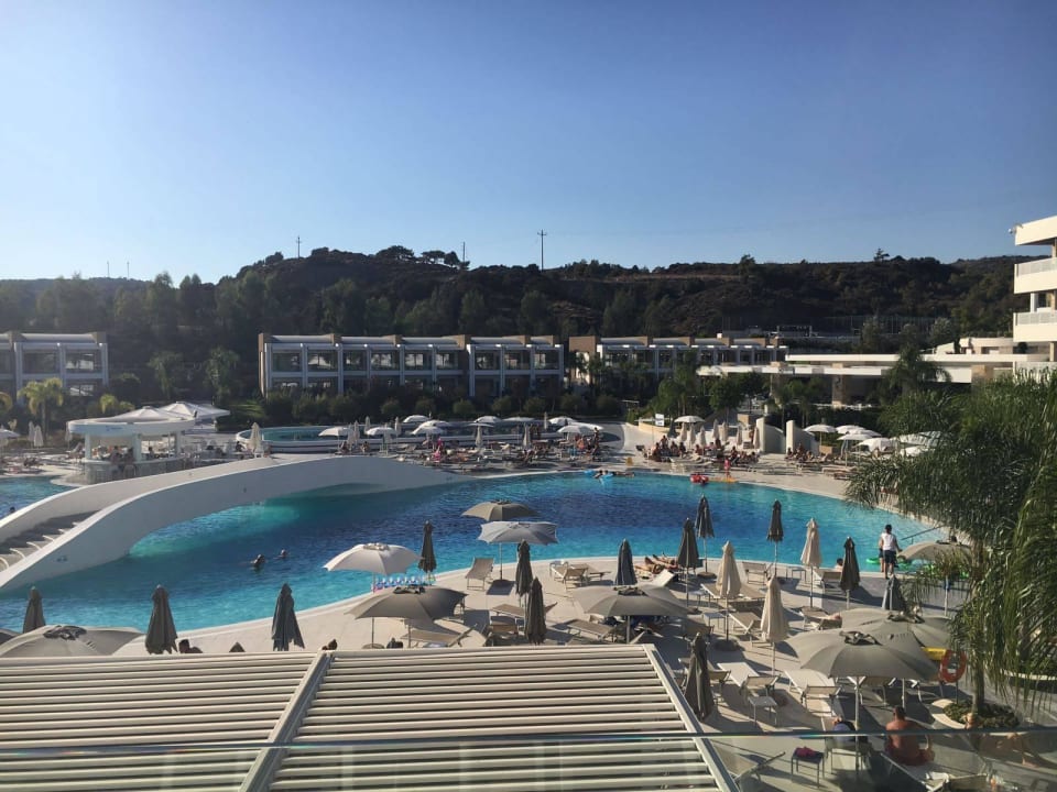 Ausblick von Allwaysrestaurant Princess Andriana Resort & Spa