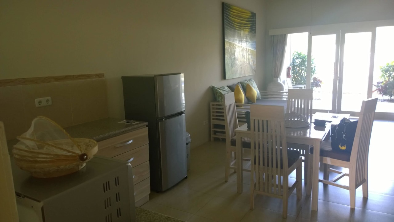 Küche, Ess- und Wohnzimmer The Lovina