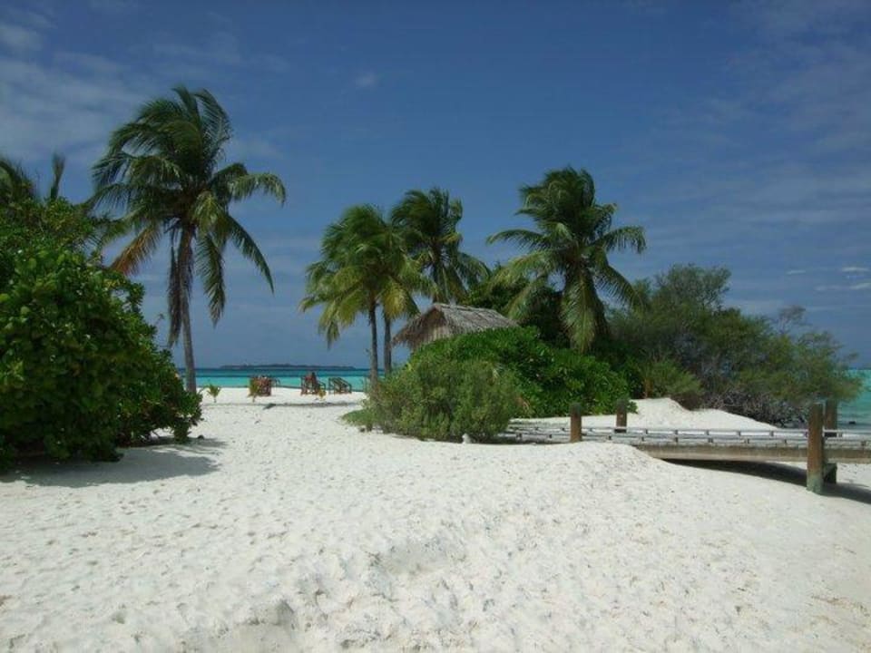 Vor den Wasservillen Kuredu Island Resort & Spa