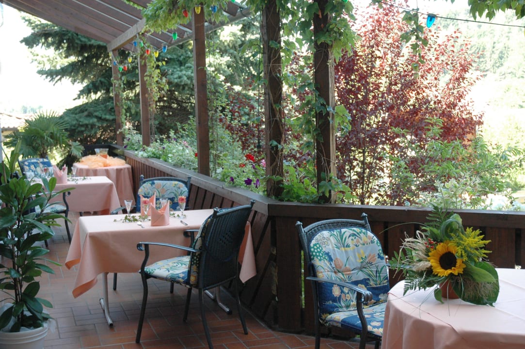 Terrasse Naturhotel Blaubach