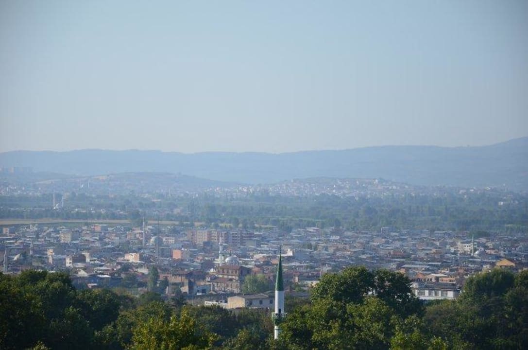 Widok z okna na miasto Termal Hotel Kirci