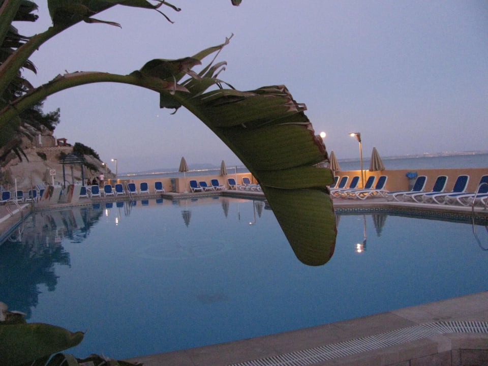 Poolanlage am Abend Globales  Cala Viñas - Adults only