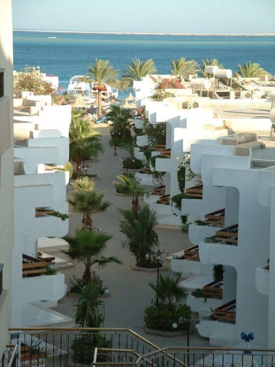 Blick vom Balkon Marlin Inn Azur Resort