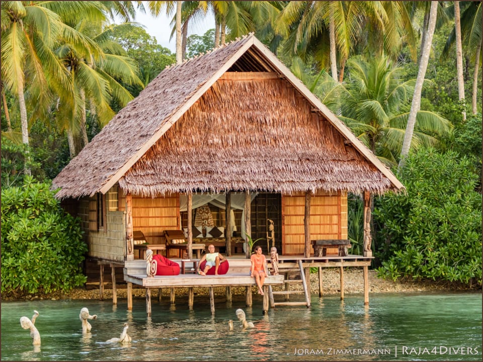 Außenansicht Raja4divers Resort