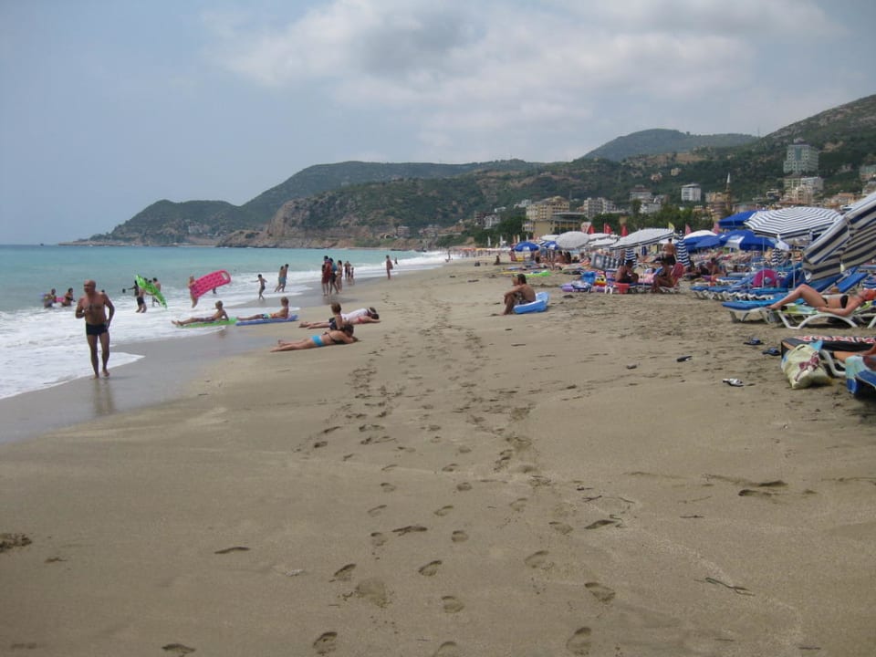 Strand natürlich super schön! Kleopatra Celine Hotel