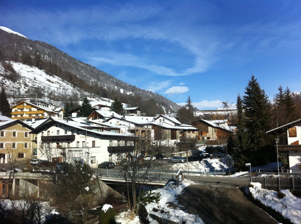 Blick vom Balkon Aparthotel Garni Christophorus