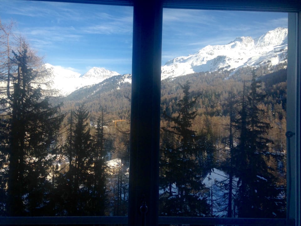 Ausblick Waldhaus Sils