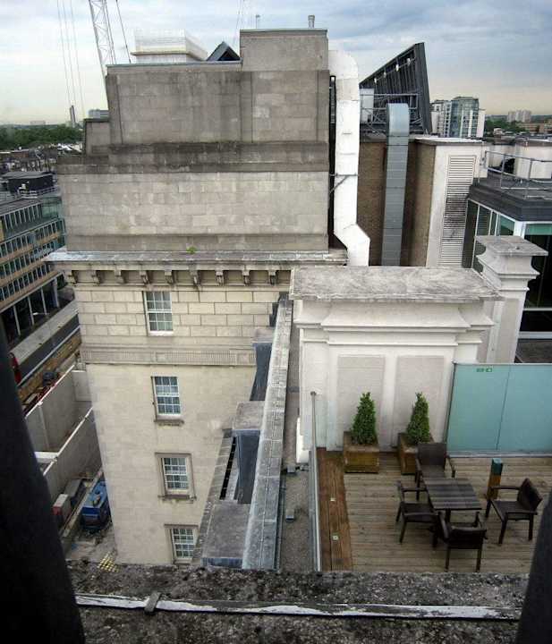 View from Tower Suite 590 'Brunel Suite' Hilton London Paddington