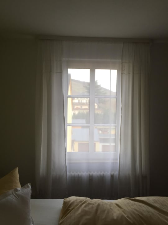 Blick aus dem Fenster Landhotel Steffen