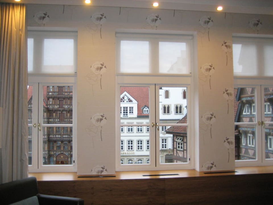 Blick auf den Marktplatz vom Zimmer Hotel Van der Valk Hildesheim