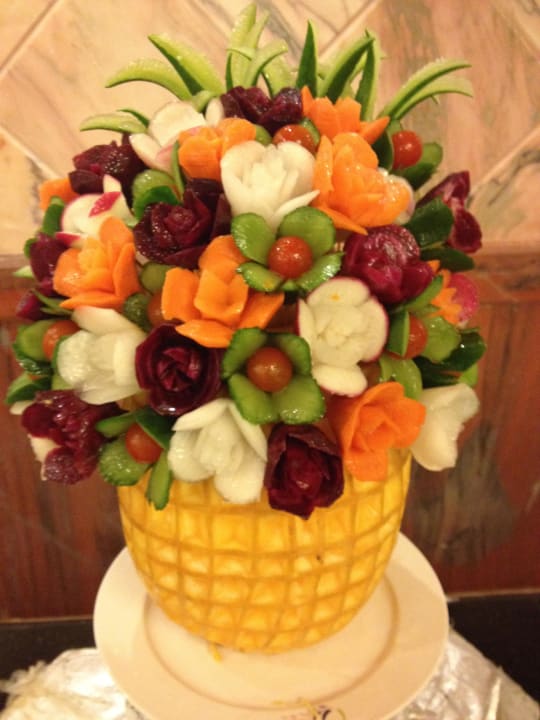 Ein Kunstwerk aus Zucker Three Corners Happy Life Beach Resort