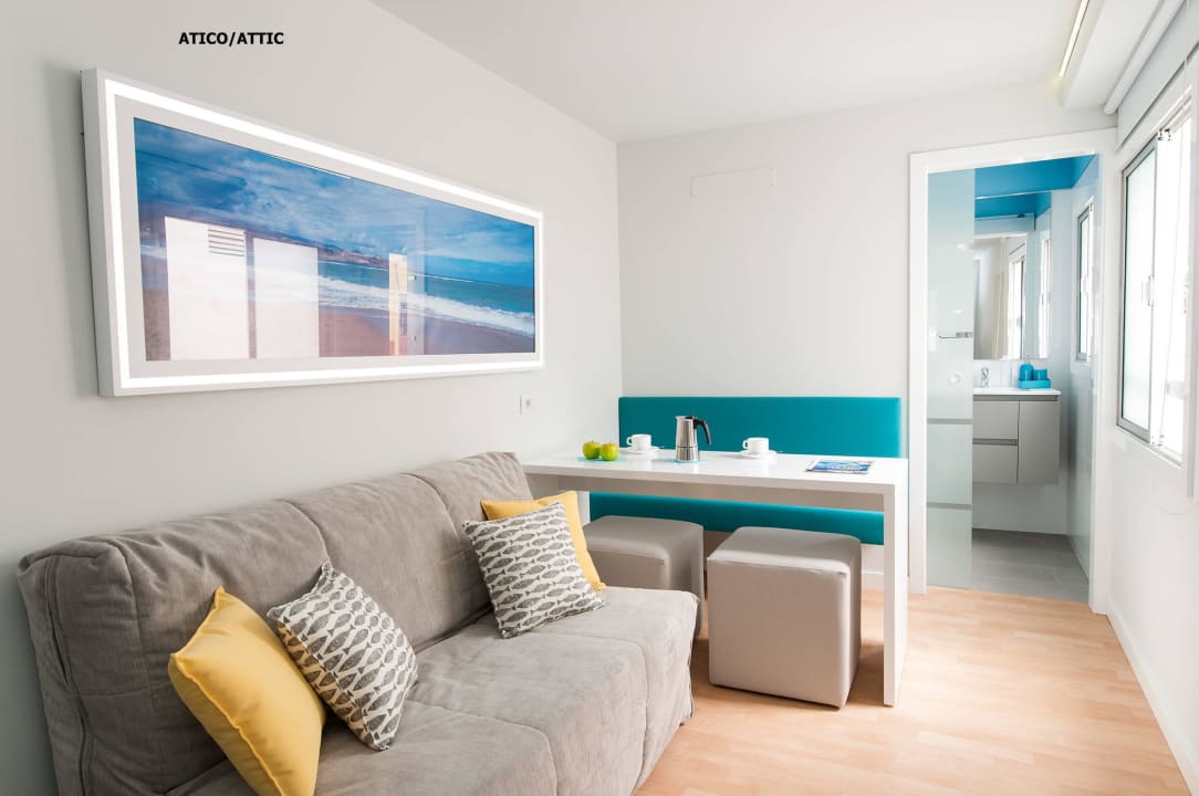 Attic living room Hotel Apartamento Bajamar