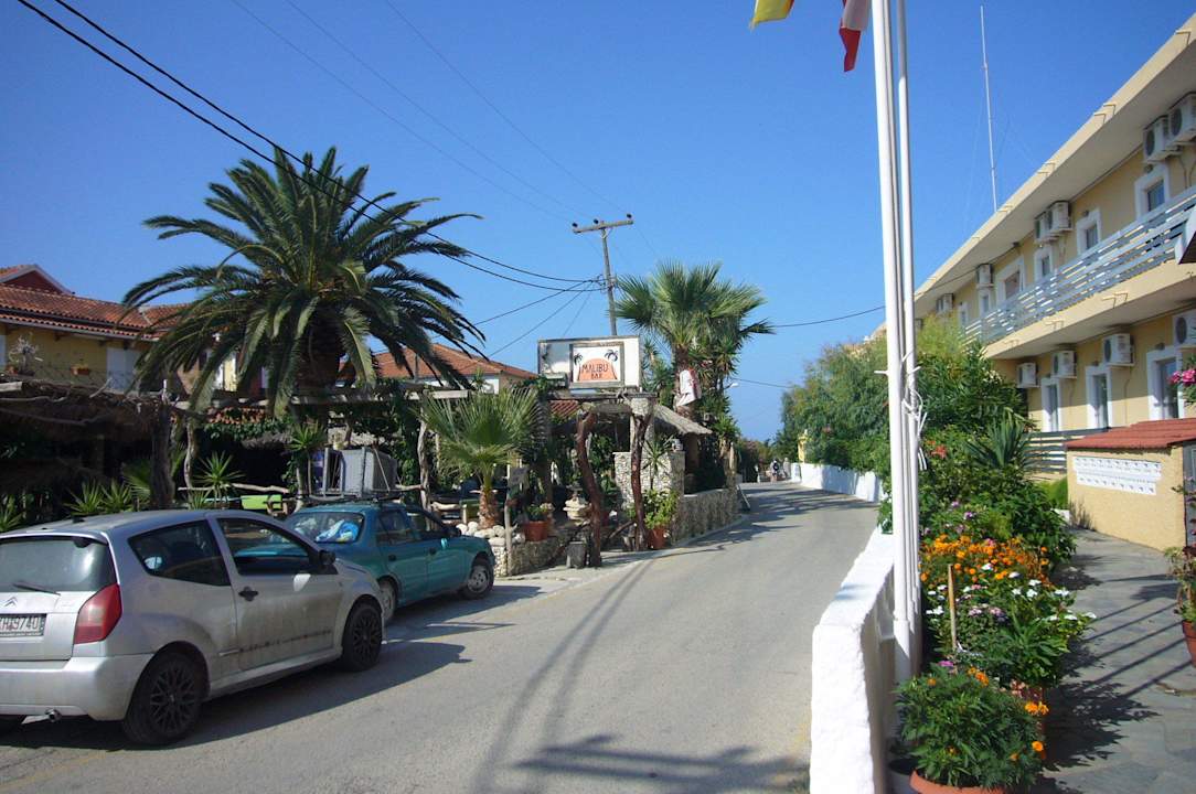 Hotel from the main street Hotel AKTI Arilla