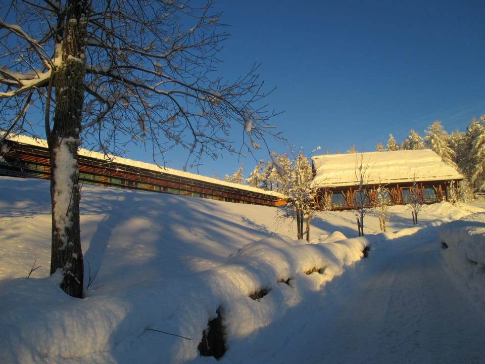 Vigilius mountain resort with snow Vigilius Mountain Resort