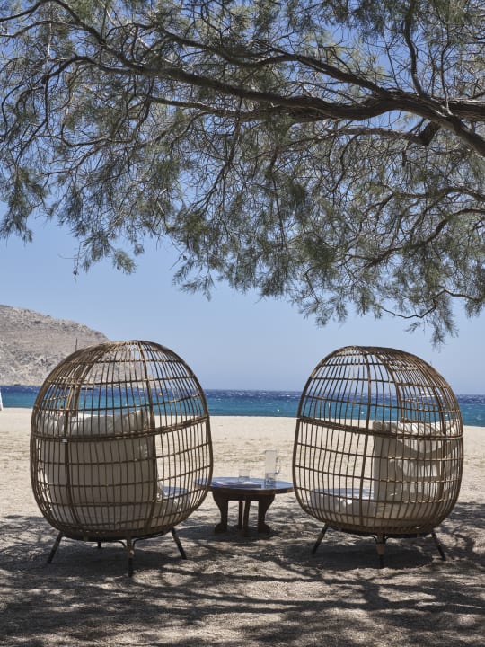 Gartenanlage Myconian Sunrise Relais & Chateaux Hotel