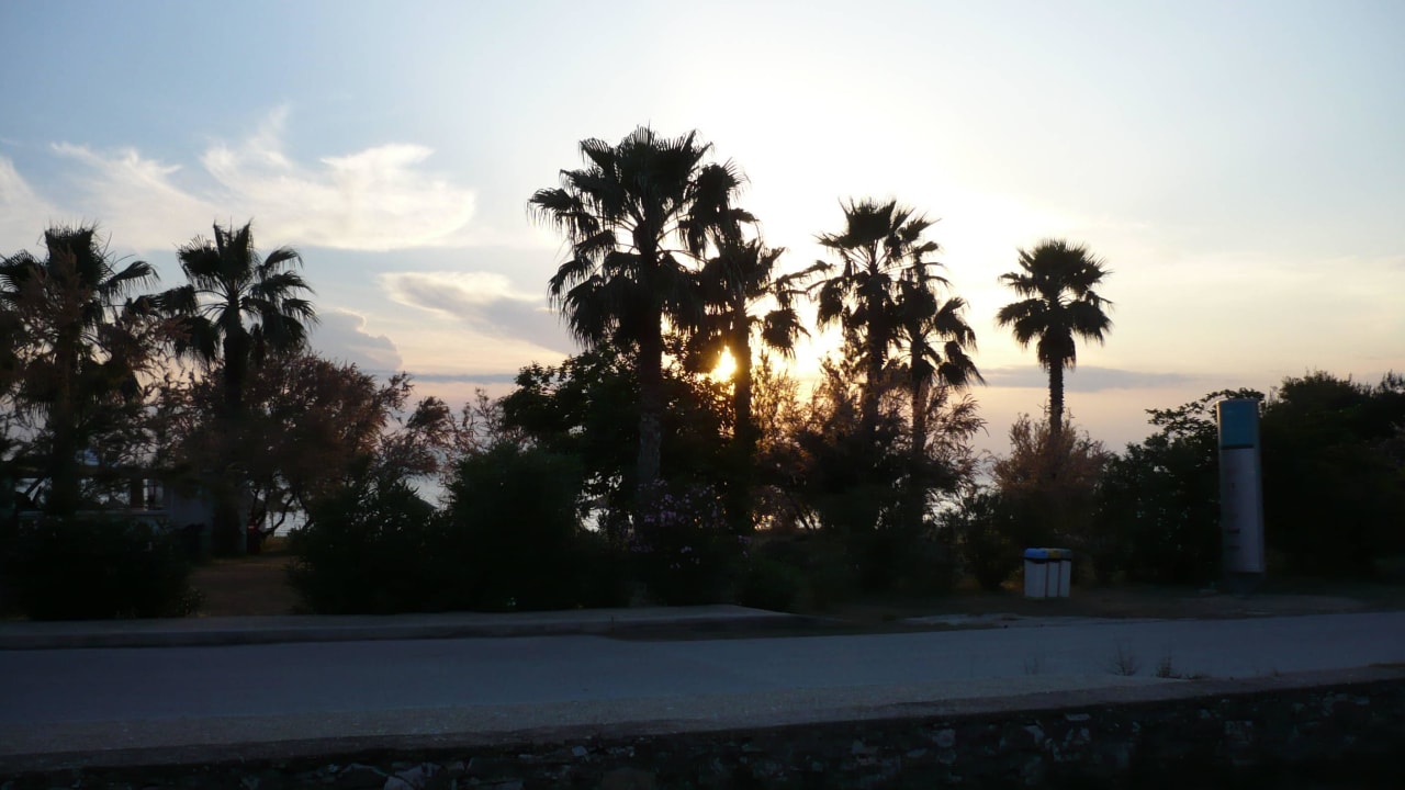 Access road to the hotel Ilio Mare Hotel
