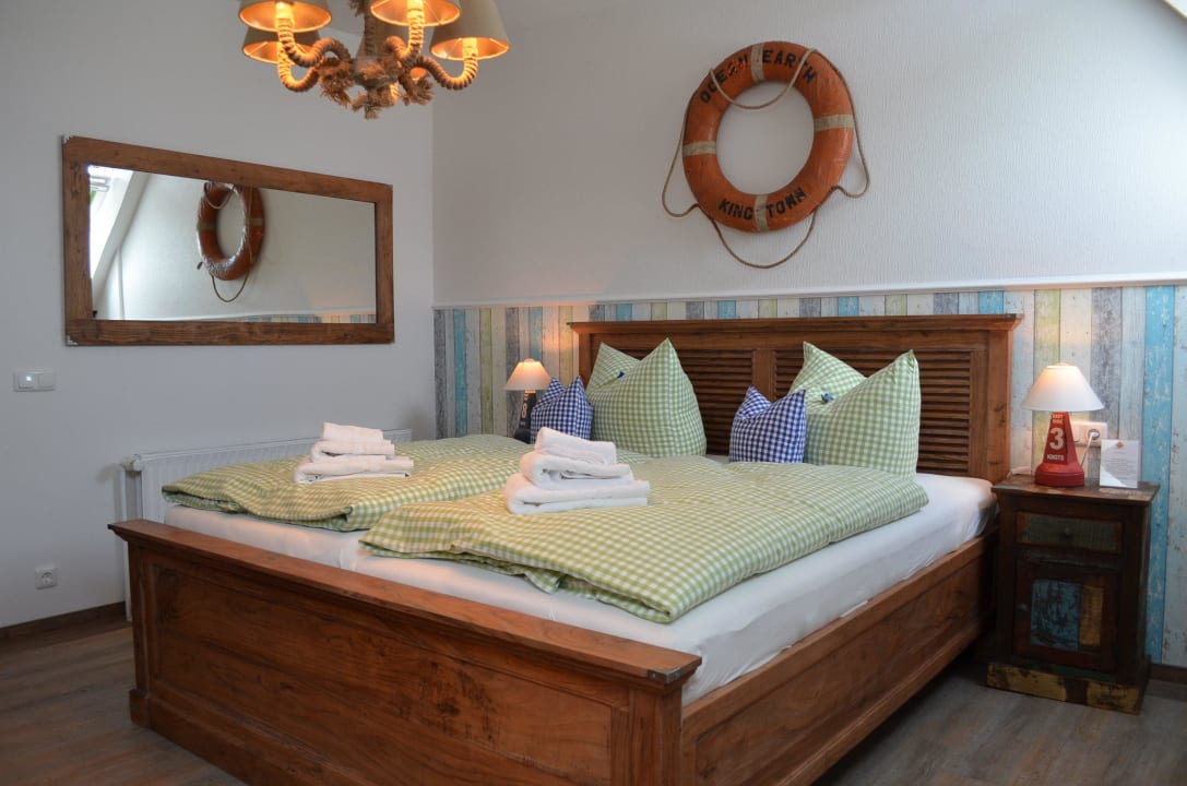 Doppelzimmer Komfort Bootshaus - Bernstein Hotel Garni