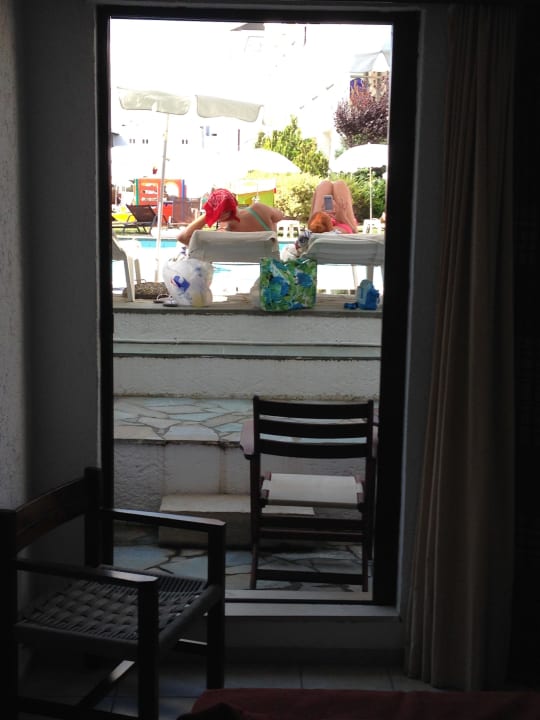 Blick vom Zimmer auf andere Gäste Albatros Spa & Resort Hotel