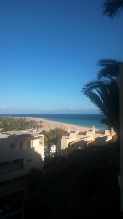 Ausblick nicht schlecht, geht aber sicher besser Hotel Riu Palace Jandia