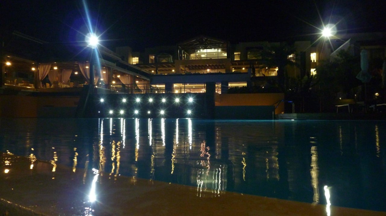 Pool bei Nacht Aquagrand Artistic Luxury Beach Resort - Adults only