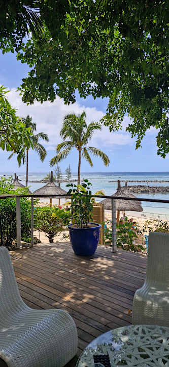 Ausblick Veranda Pointe aux Biches Hotel