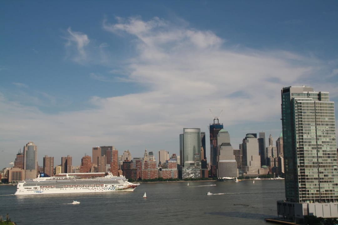 Tja, das ist bei Westin der Blick auf die Skyline Hotel The Westin Jersey City Newport