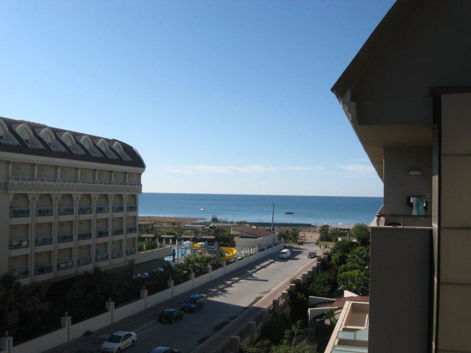 Sicht vom Balkon Aydinbey Kings Palace & Spa